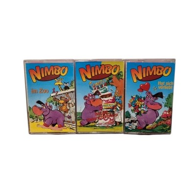 Nimbo Hat sich Verliebt MC Kassette 3 Stück Pink Carolin Spatz Vintage Hörspiel
