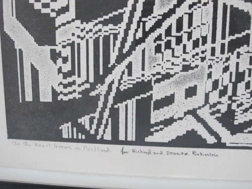 GORDON GILKEY Signed Limited Edition ENGRAVING As the PEARL GROWS in PORTLAND - Picture 5 of 6