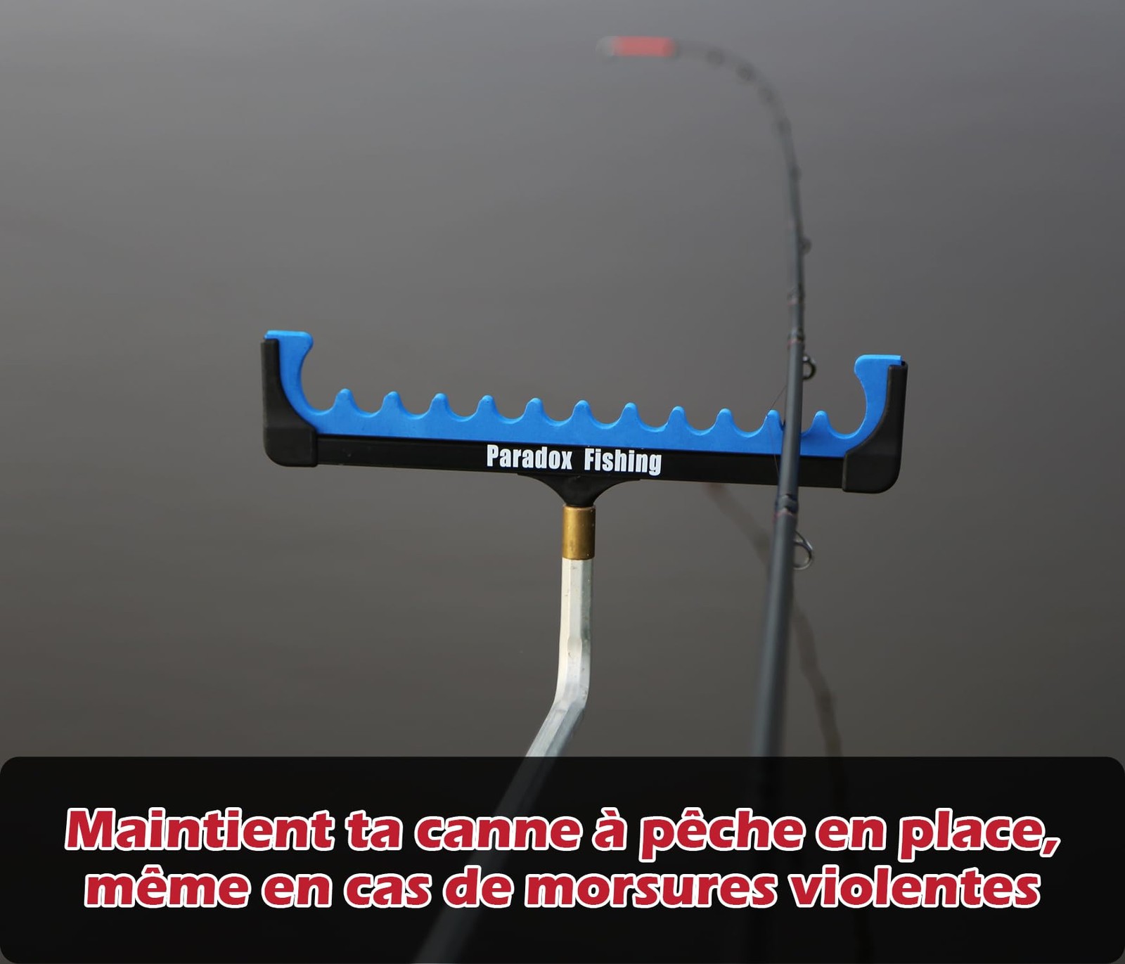Support de canne feeder 31 cm en aluminium stable pour pêche en rivière - 2