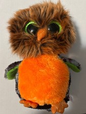 Ty Beanie Boos MIDNIGHT the Halloween Owl 6 inch Plush Stuffed Animal Toy 2015