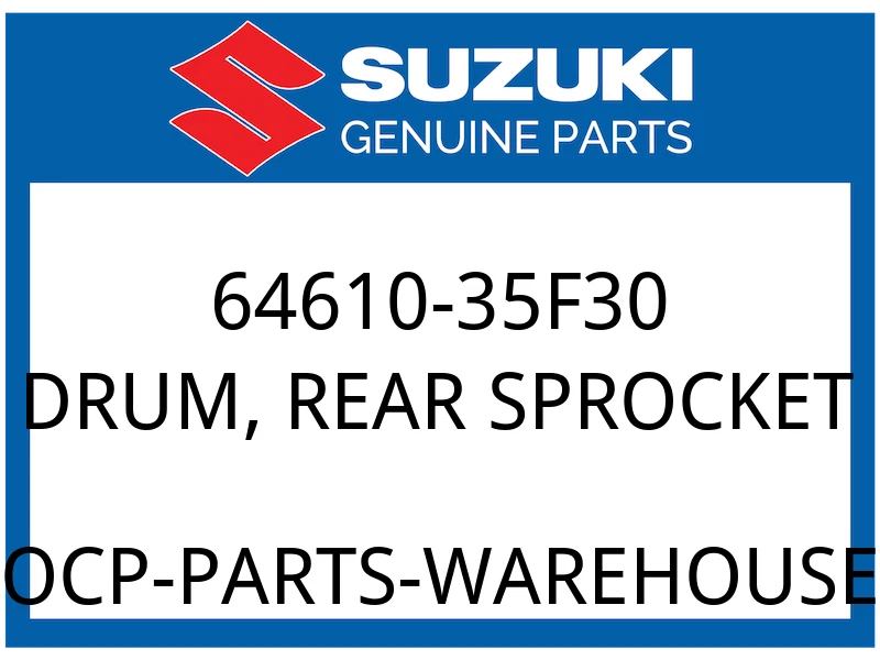 DRUM, REAR SPROCKET