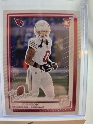 2025 Donruss Rookies And Highlights #DRH-28 Will Johnson Arizona Cardinals (RC)