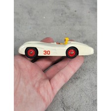 Dinky Toys 237 Mercedes Benz Racing Car White No 30 Meccano Ltd Made in England