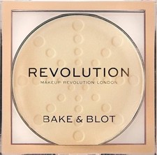 Makeup Revolution Bake & Blot Pressed Powder ~ Translucent Banana - NEW
