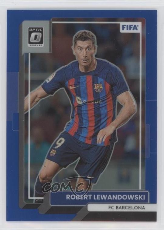 2022-23 Panini Donruss Optic Blue Prizm 23/99 Robert Lewandowski #35 07vd