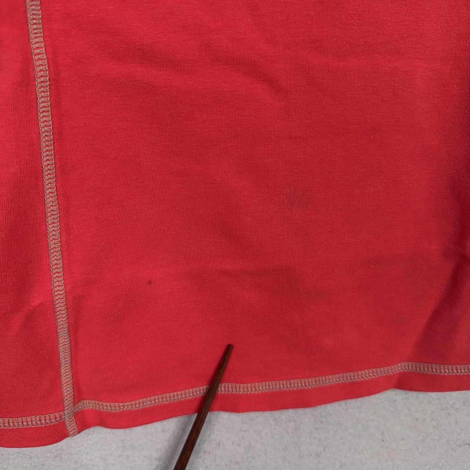 Goode Rider Shirt Womens Small Red Sleeveless Equestrian Riding Half Zip