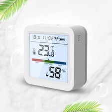 WIFI Smart Temperature And Humidity Indoor Sensor Hygrometer With LCD Displayv9