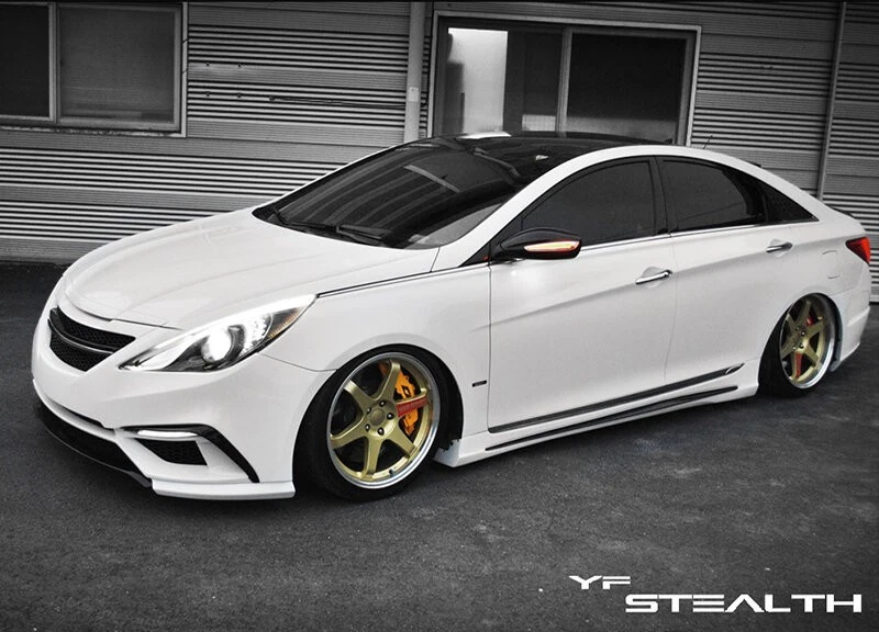 Faldones laterales serie M&S Stealth para Hyundai Sonata YF 2011~2014 Foto 3 de 4