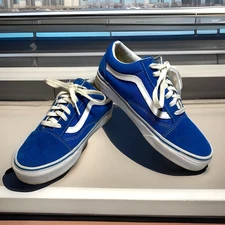Vans Old Skool Color Theory Beacon Blue Sneakers Low-Top Shoes M 6 W 7.5 EUR 38