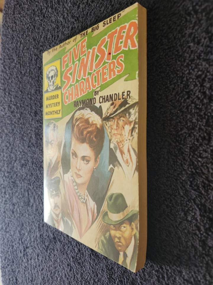 1945 Five Sinister Characters Raymond Chandler Avon Murder Mystery Monthly #28 - Image 2 of 4