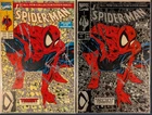 SPIDER-MAN 1 MARVEL 2 COMIC LOT MCFARLANE COVER SILVER