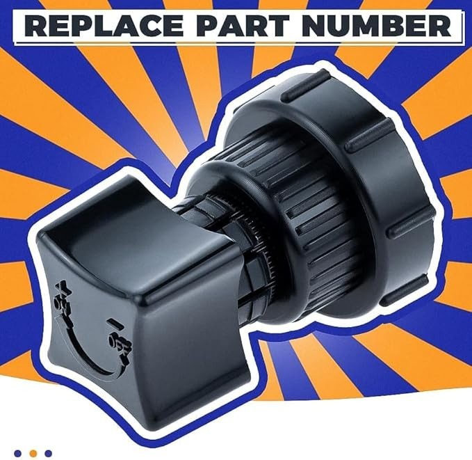 Manifold Plastic Air Compressor Regulator Valve Knob Compatible with Sanborn ...