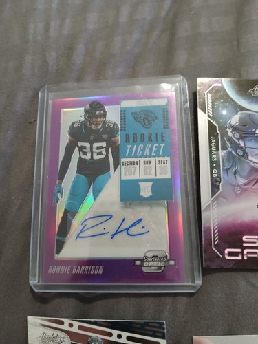 2018 Contenders RONNIE HARRISON Purple /99 Auto TREVOR LAWRENCE STAR GAZING THOM - Picture 5 of 7