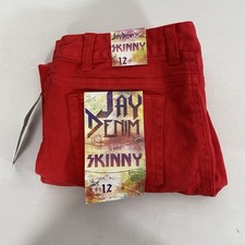 New Jay Jays Womens Skinny Capri Stretch Denim Jeans Size 12 Some Spots JP177