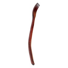 Oversized Wooden Back Scratcher: 18'' Extended Curved Handle for Better Reach,