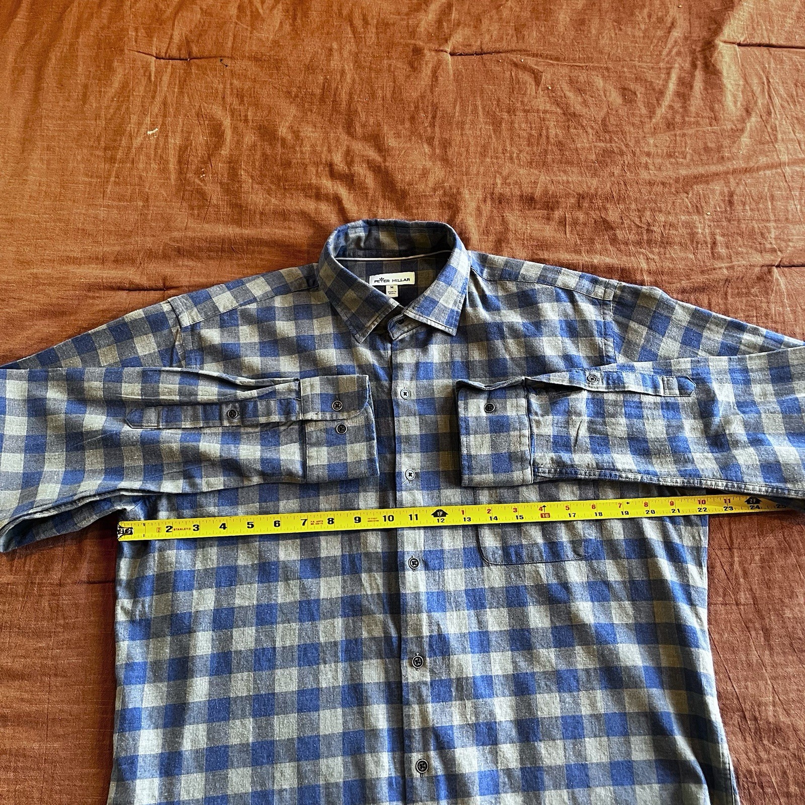 Peter Millar Men’s Button Down Medium 100% Cotton… - image 6