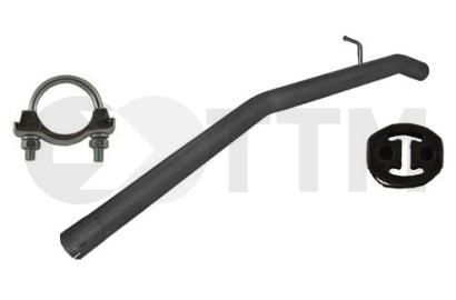 Tuyau d'échappement pour Citroën Jumper III 2.2 D de 2011 en acier inoxydable robuste