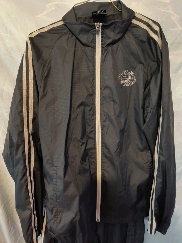 All Japan Pro 摔跤运动服夹克和裤子 L (M) puroresu AJPW — 第 3/4 张图片