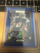 2023 Panini Prizm Kyle Pitts Blue Shimmer Prizm /25 #11 Atlanta Falcons