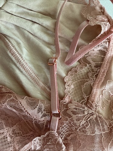 NWT Free People Intimately Lace Cami Small Lined Misty Rose - Picture 11 of 14