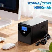 500VA 300W Backup UPS Power Supply Portable Battery Backup Device With 3 Outlets