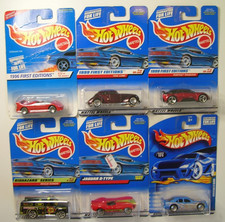 Lot of 6 Vintage Unopened Hot Wheels Cars By Mattel SB 
