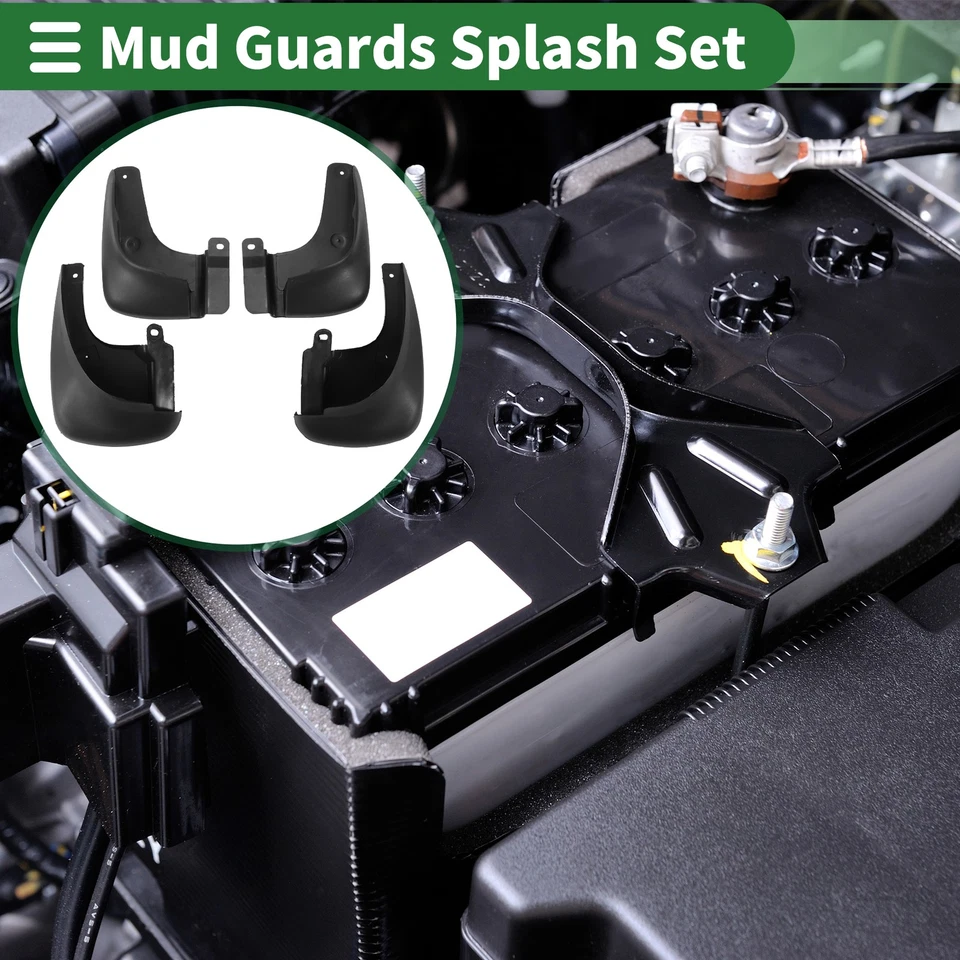 Protectores contra salpicaduras guardabarros para Hyundai Elantra 2002-2007 con accesorios de montaje Foto 2 de 4