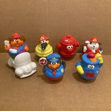 Guardia Cruzada de Colección 7 Piezas Hasbro Playskool Weebles Wobble Departamento de Bomberos Cartero Chef 1