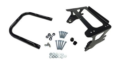 Quick Detach Tour Box Mount Kit Black for Harley-Davidson