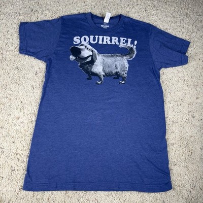 Disney Pixar Up Dug The Dog Men's Blue T-shirt Size Medium