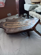 VINTAGE Moose antler cribbage board,games,cabin,hunting lodge, country decor