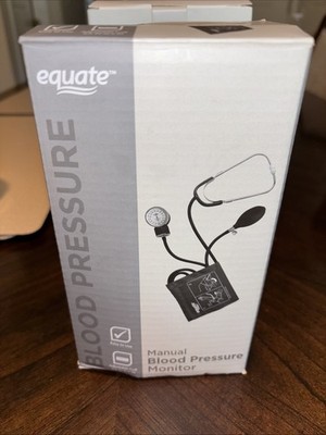 EQUATE Manual Blood Pressure Monitor NEW Open Box 