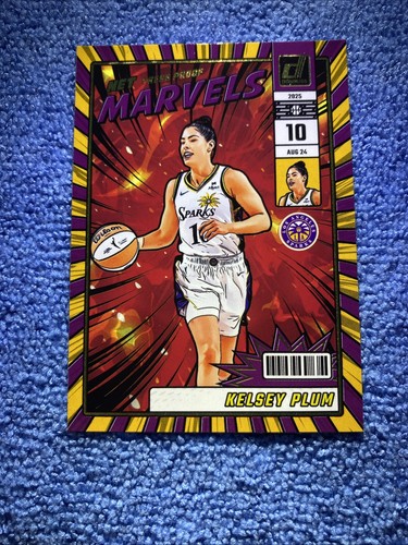 2025 Panini Donruss WNBA - Net Marvels Kelsey Plum #3 Press Proof Purple