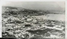 Press Photo Aerial View of Algiers Water Front, Algeria - lrs20654