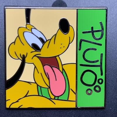 プルート（感謝）/6 Disney Pluto Pin Deluxe Starter 2012 Green Yellow Enamel Square