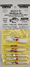 Kelly's Reveille JR Propeller 6PK White Lures Bluegill Perch Crappie Trout
