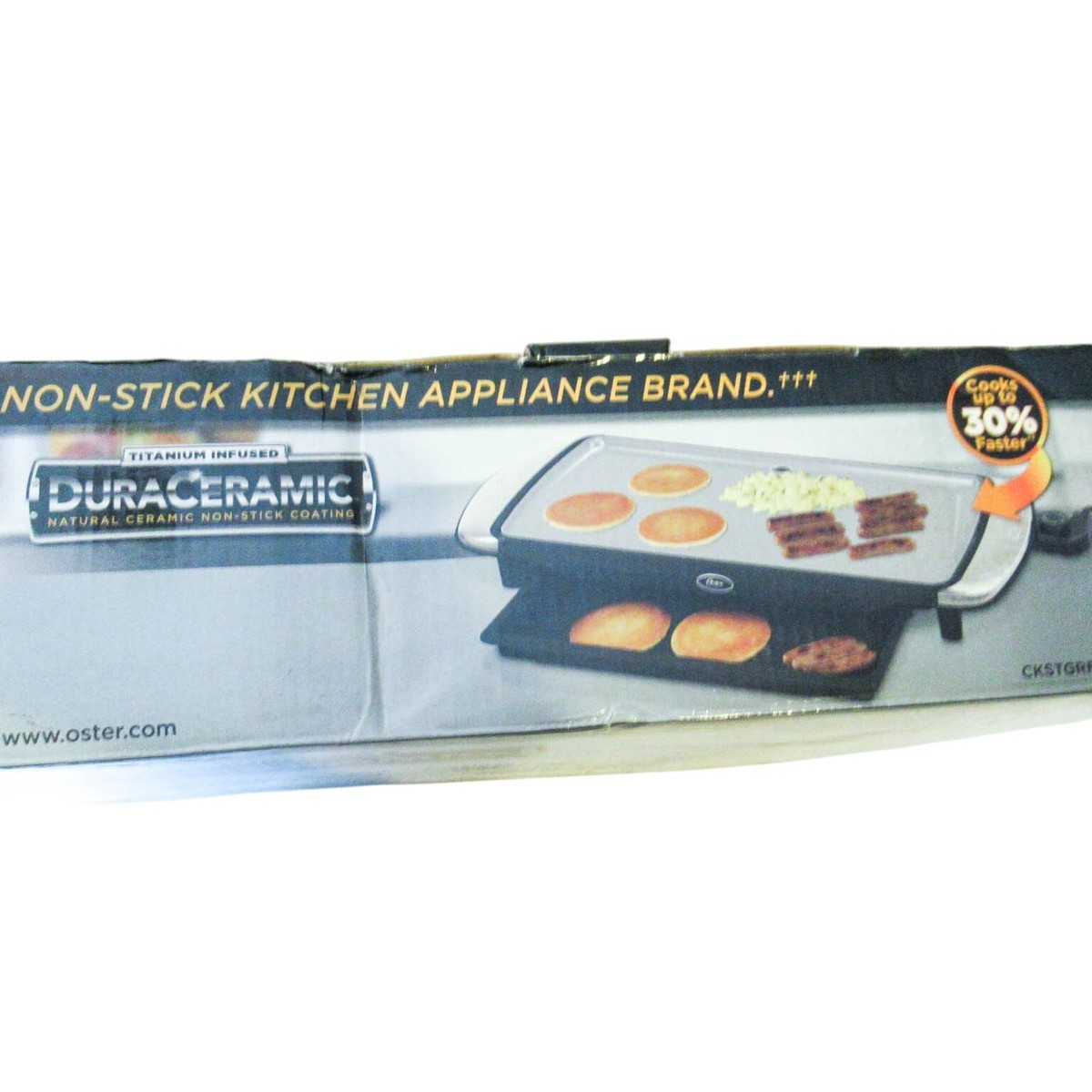 Oster Titanium Infused DuraCeramic Electric Griddle with Warming