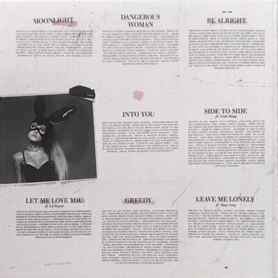 Ariana Grande Dangerous Woman 2x Vinyl LP NEW Sealed Black