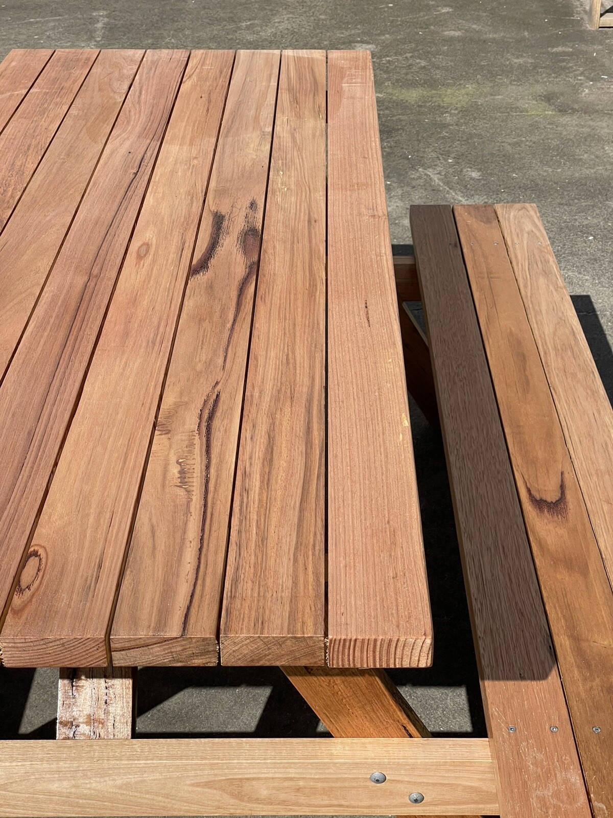 Handmade Hardwood Picnic Table eBay
