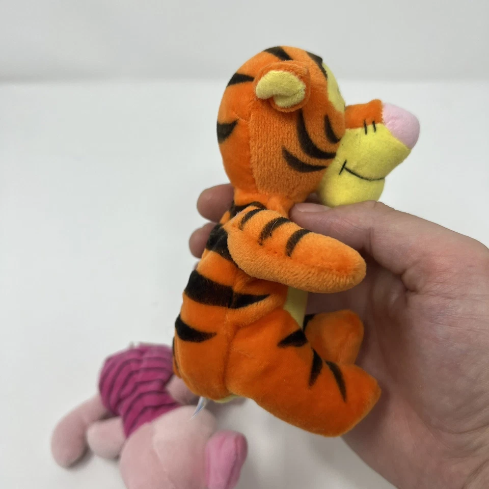 THE 1ST YEARS Winnie the Pooh, Piglet And Tigger Vintage Plush Rattle Toys - Image 3 of 4