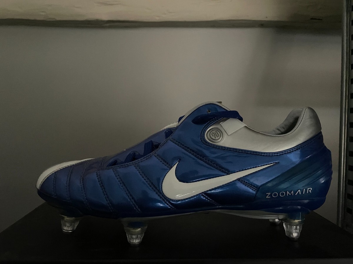 BN NIKE AIR ZOOM TOTAL 90 SUPREMACY FG Black FOOTBALL BOOTS 42