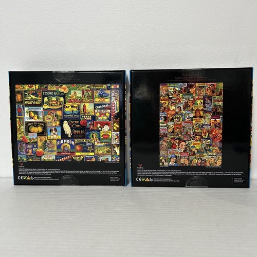 Lot Of 2 Vintage Cardinal Jigsaw Puzzles “Fruit Labels & Romance Comics” 1000 Pc - Picture 9 of 20