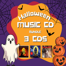 HALLOWEEN MUSIC CD BUNDLE 3 CDS - PARTY HALLOWEEN MUSIC TRICK OR TREAT