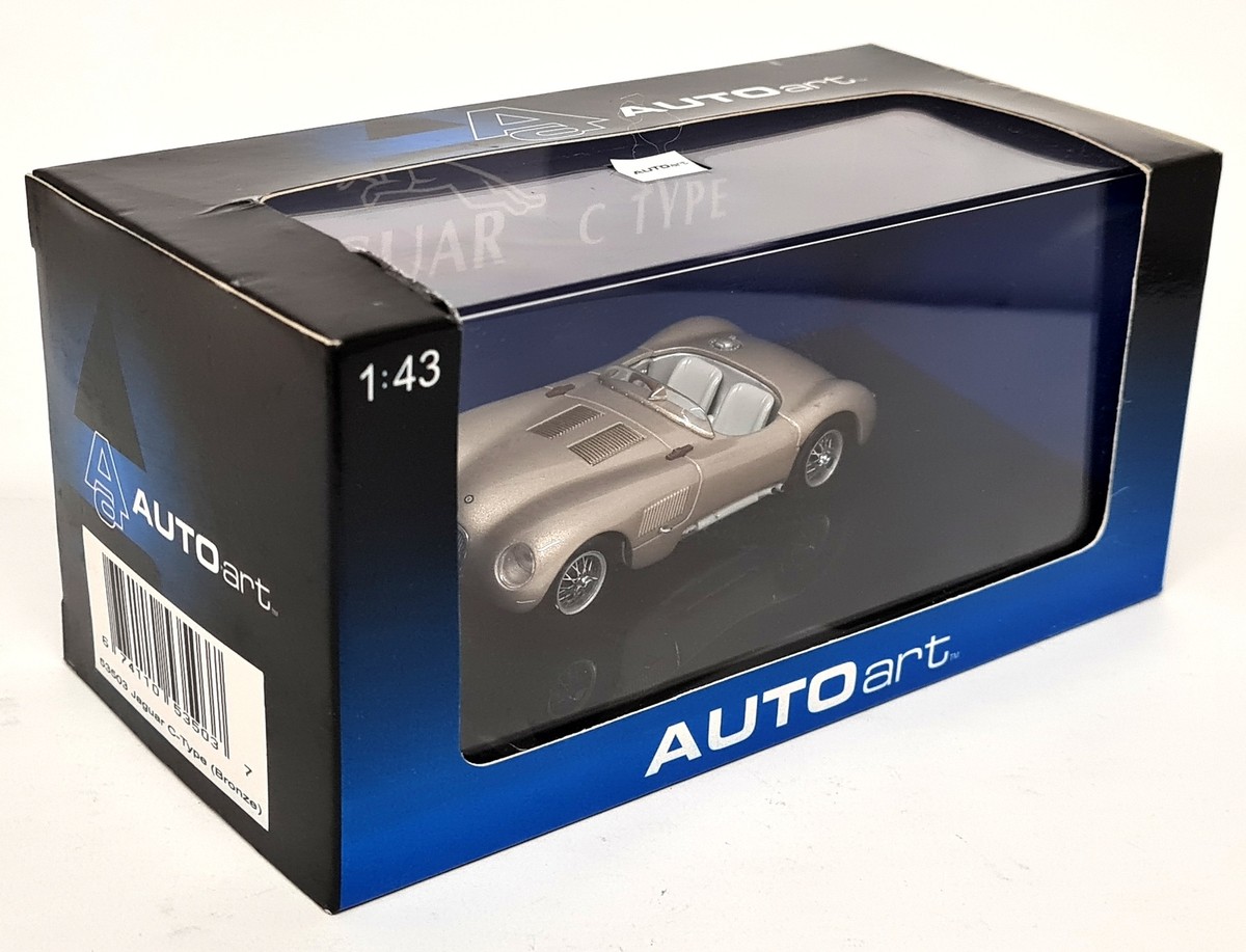 Autoart 1/43 - Jaguar C-Type Bronze 53503 Diecast Scale Model Car