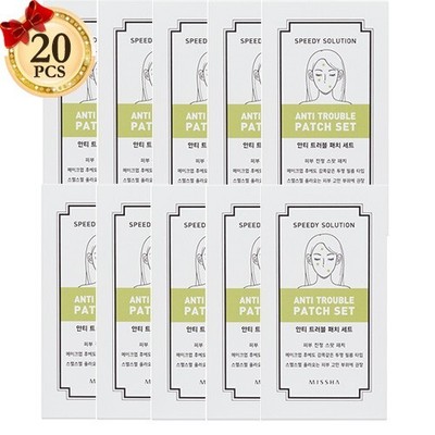 MISSHA Speedy Solution Anti Trouble Patches 20pcs Acne Treatment Korea Cosmetics