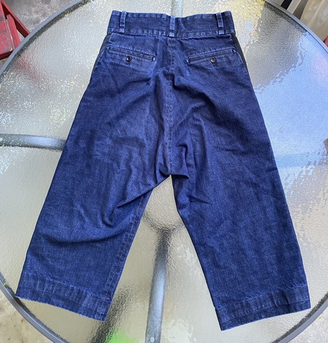 Junya Watanabe Comme des Garcons AD2006 Sideline Wide Denim Pants Indigo JS-P037 - Picture 4 of 10