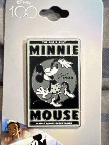 Disney 100 Minnie Mouse Tonal Portrait Enamel Pin - Exclusive - Picture 2 of 2