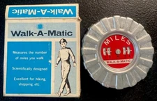 Vintage Chadwick Miller Walk A Matic Walk-A-Matic Toy Pedometer Boxed Japan