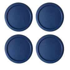 4 Replacement Lids Covers for Pyrex 2-Cup Glass Containers, 5-Inch  7200-PC NAVY