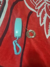 Vintage Trimline Rotary Dial Phone mixed blue and green 1983 Gte Rare WORKS